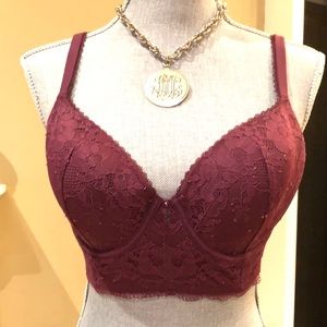 Victoria’s Secret 36D partial corset bra